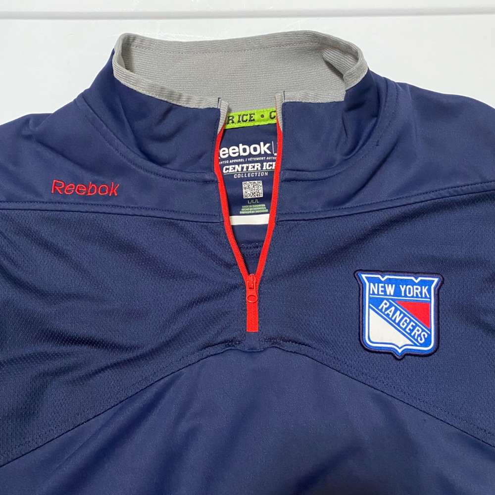 NHL New York Rangers Reebok Quarter Zip